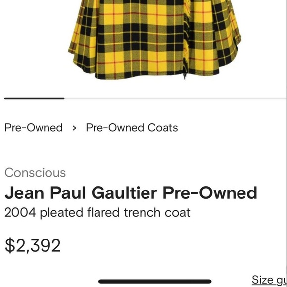 Jean Paul Gaultier 2004 Pleated Flared Trenchcoat/Dress - Picture 4 of 8